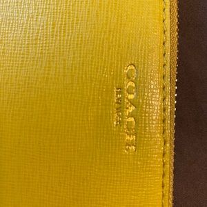 Coach zip around wallet